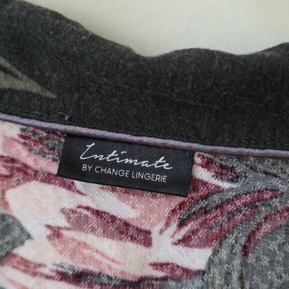 CHANGE | Night Shirt Dress Lingerie Green Floral Button Diwn Sz XL - Picture 4 of 6